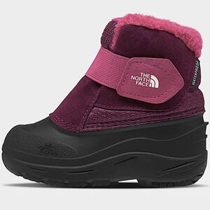 The North Face Pink and Black Winter Boots
